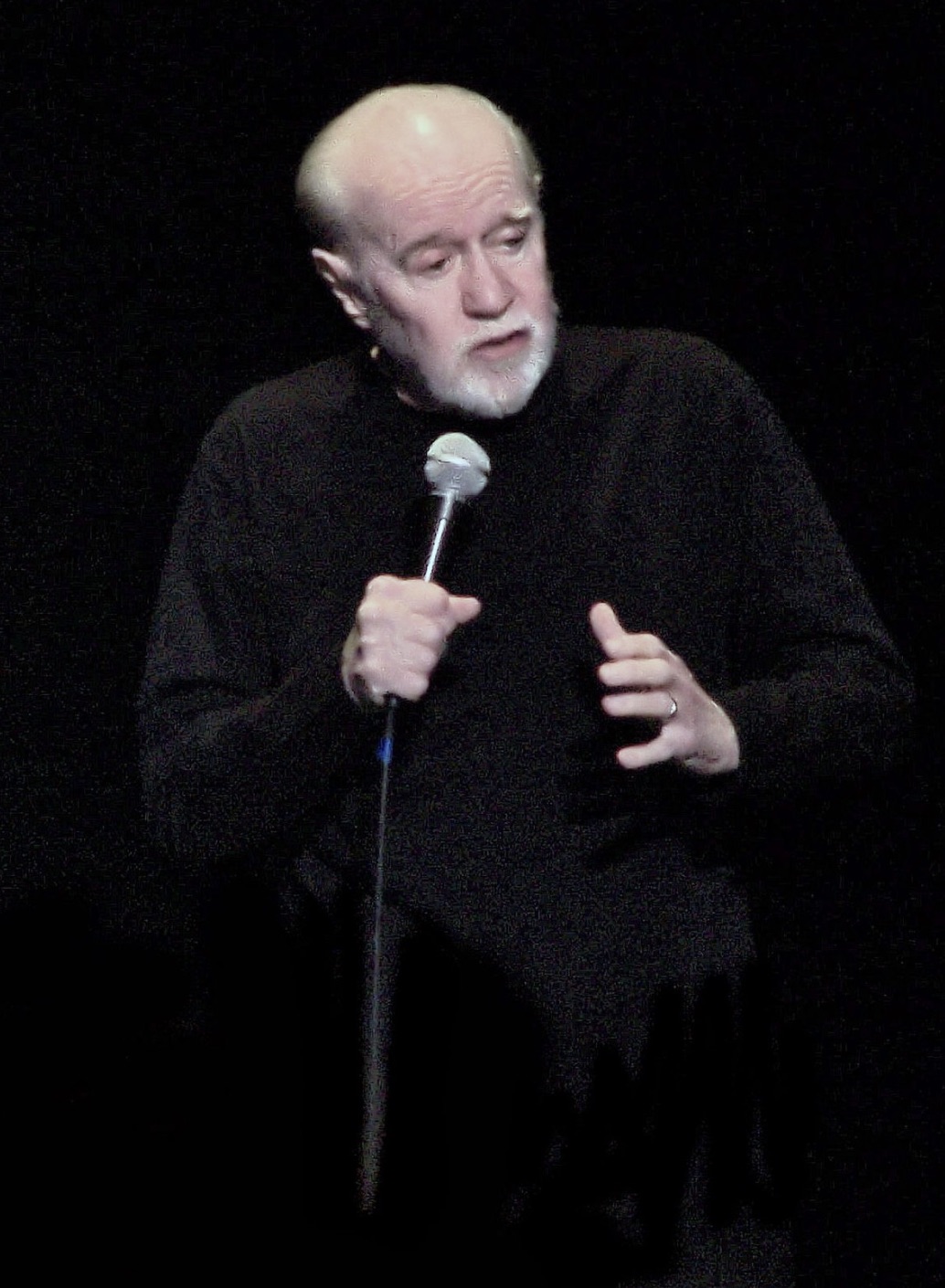 Carlin performing later in his career. 